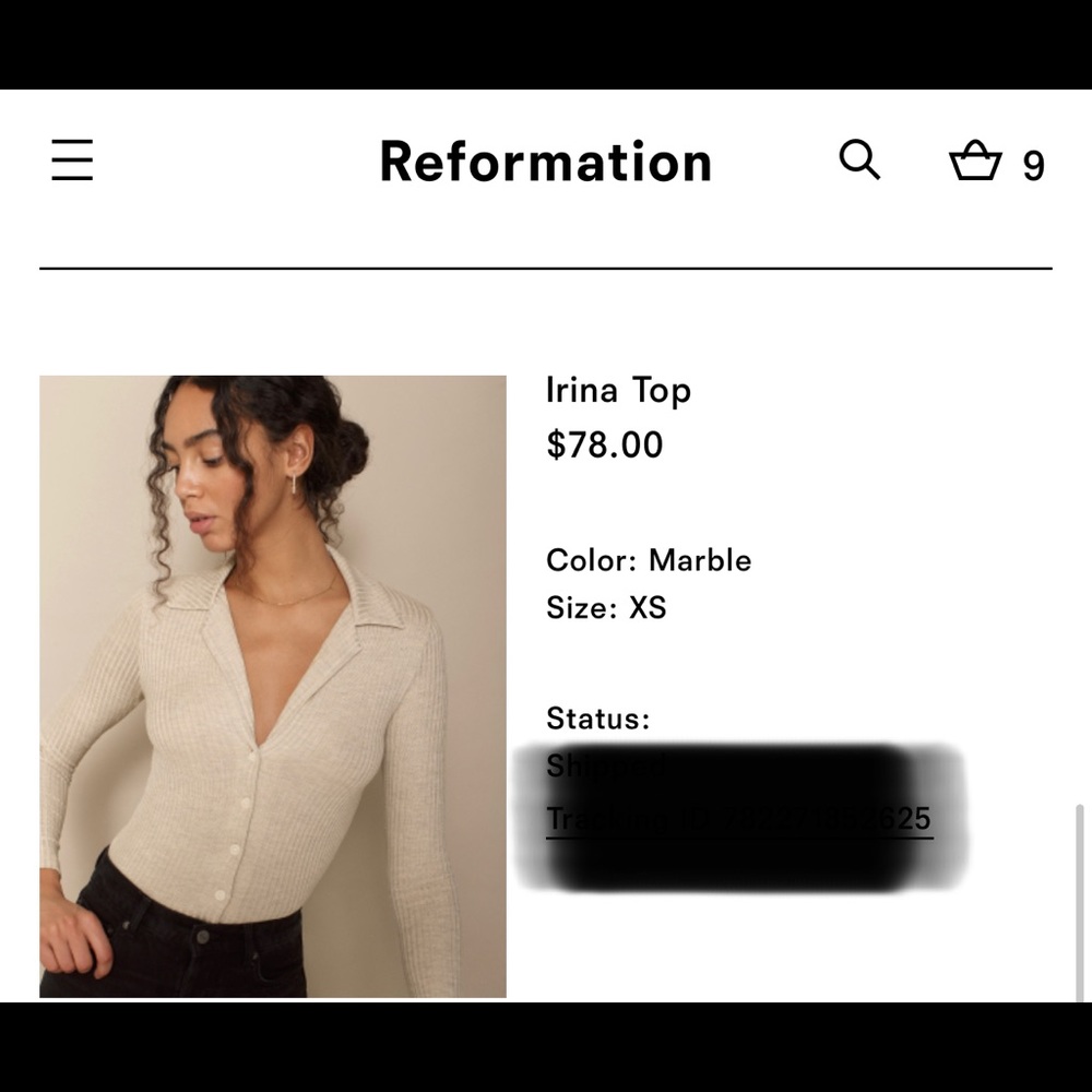 Reformation Top